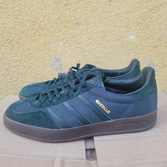 Adidas Gazelle Indoor Shoes Shadow Green H06272 Men\'s Size 8.5 D adidas Gazelle Indoor Shadow Green Gum H06272 - SoleSnk main image 4